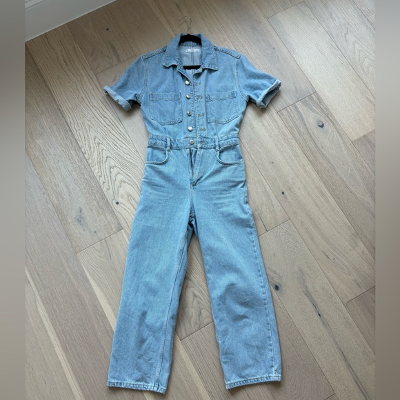 Cotton denim jumpsuit by Mango - Picture 4 of 6